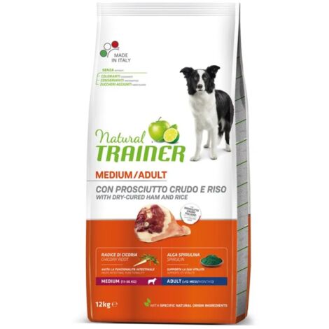 Cane - Adult Medium 12kg Prosciutto Crudo Natural Trainer