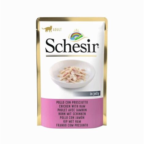 Umido Gatto - Schesir Busta 85 gr Pollo e Prosciutto