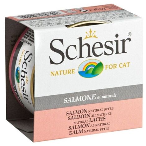 Schesir Gatto in Acqua di Cottura Lattina 85gr Salmone