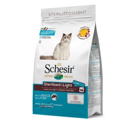 Crocchette Gatto - Schesir Sterilised Pesce - size 400 gr