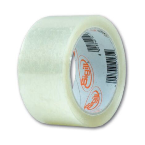 Nastro Adesivo Imballaggio 50mm X 66m - Kit 60 Rotoli Trasparenti