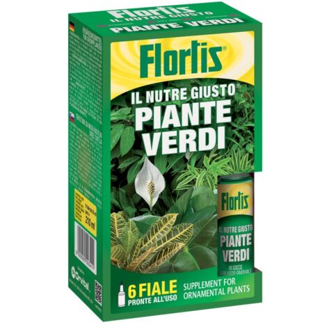 Nutre giusto piante verdi 6 flaconi da 35 ml cad Flortis (1/5)