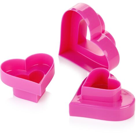 Taglia Biscotti Cuore Set 3 Delicia Tescoma 630862