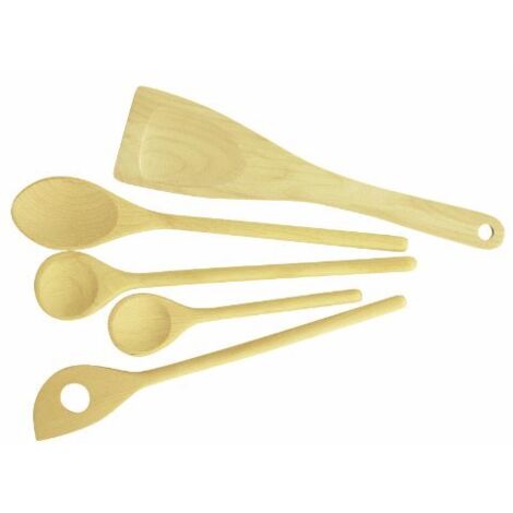 CUCCHIAI E PALA LEGNO Set Pz.5 WOODY TESCOMA (1/3)