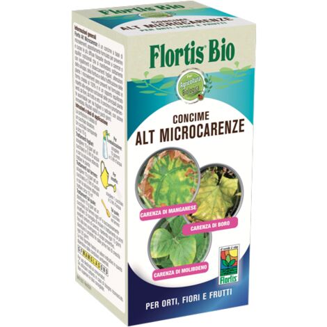 FLORTIS CONCIME IN POLVERE ALT MICROCARENZE 100GR CURA GIARDINO ESTERNO (1/7)