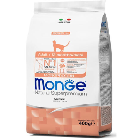 Monge Gatto Superpremium Adult Salmonegr.400
