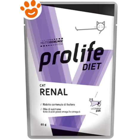 Prolife Cat Veterinary Renal  - Prolife Cat Veterinary Renal - Bustina Da 85 Gr