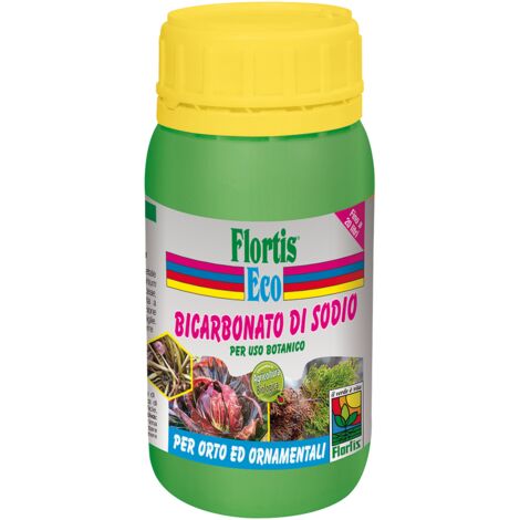 FUNGICIDA biologico BICARBONATO DI SODIO per oidio malbianco 200 GR FLORTIS