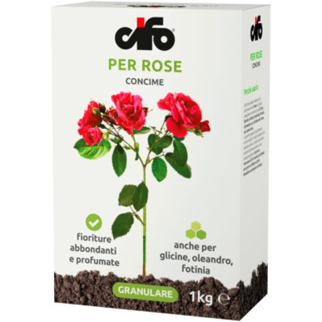 Cifo ROSE Concime NPK 15.15.15 granulare fiori glicine oleandro 1 KG (1/4)
