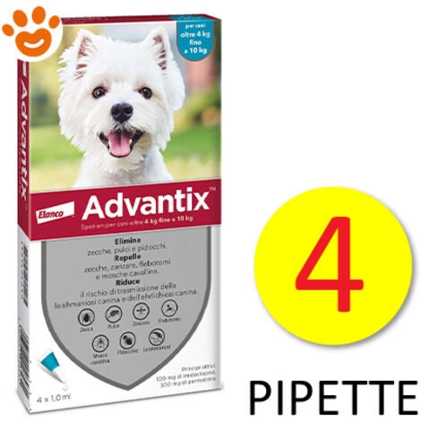 Bayer ANTIPARASSITARIO ADVANTIX  per cani 4÷10 kg Bayer