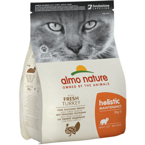 ALMO NATURE CROCCHETTE HOLISTIC CAT MAINTENANCE 2KG TACCHINO