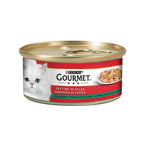 Gourmet Gatto Fettine Manzo e Fegato 195 gr PURINA