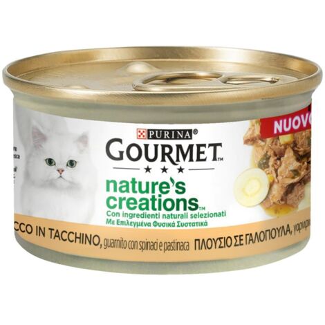 Gourmet Nature's Creations 85gr Tacchino con Spinaci e Pastinaca