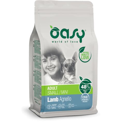 OASY DRY DOG OAP ADULT SMALL MINI AGNELLO 2,5 Kg