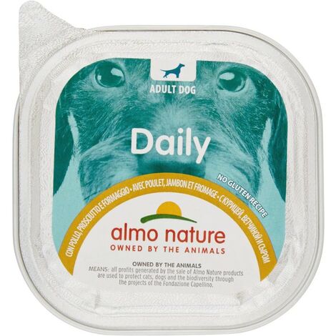 Almo Nature Daily Menù Dog 300gr Pollo, Prosciutto e Formaggio