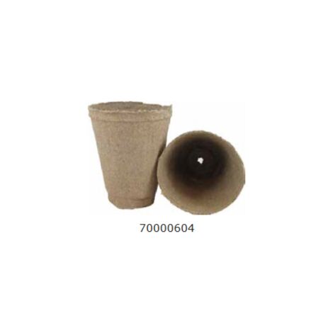 Vaso di Torba D 11 cm H 13 con Foro