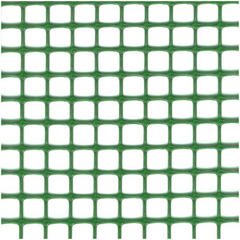 TENAX Quadra 10 Verde 0,50 x 50 m, Rete Protettiva in Plastica per Balconi, Terrazze, Cancelli e Recinzioni