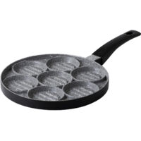 Padella A 7 Cerchi Per Hamburger 26cm