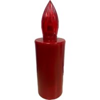 La Briantina Lumino Elettrico a Led Stilo, Durata 365 Giorni, Rosso con Luce Intermittente, 9.5xø3.3 cm
