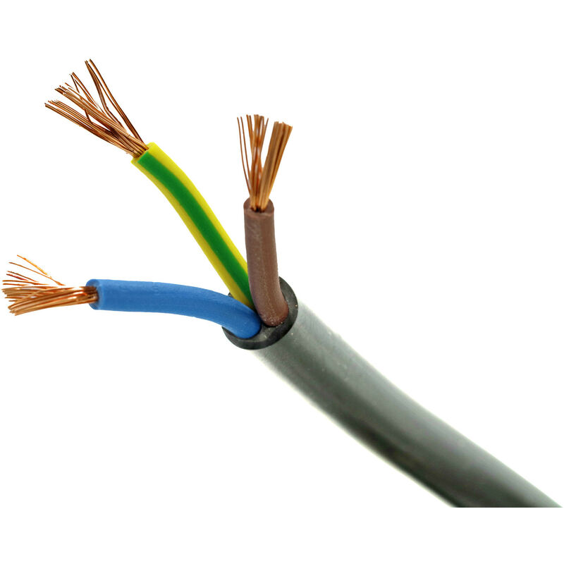 Câble souple blanc - 3G1,5 mm² - ( Prix au mètre )