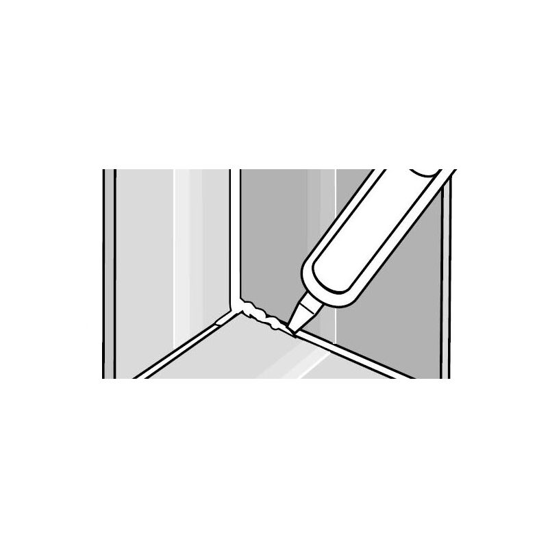 Joint Mastic d'étanchéité en cordon préformé Noir ou Gris - Rouleau de 7.5  m x 6 mm Gris - MATPRO