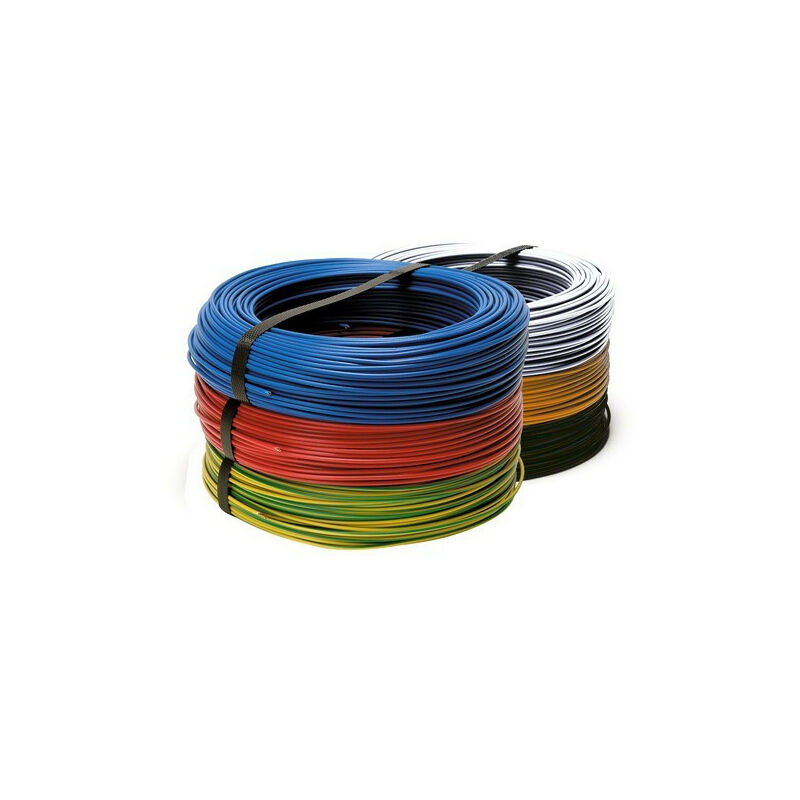 Rouleau de câble monobrin 6mm2 H1Z2Z2-K 5m rouge