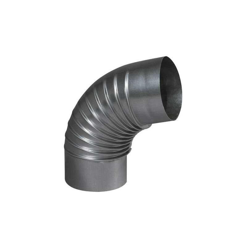 TEN - Coude plissé aluminié 72° Ø180mm - 373180