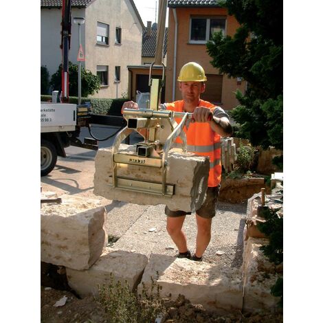 Pince de pose pour marches TSZ-UNI, capacité de prise 50-600 mm, charge maximale 600 kg, zinc