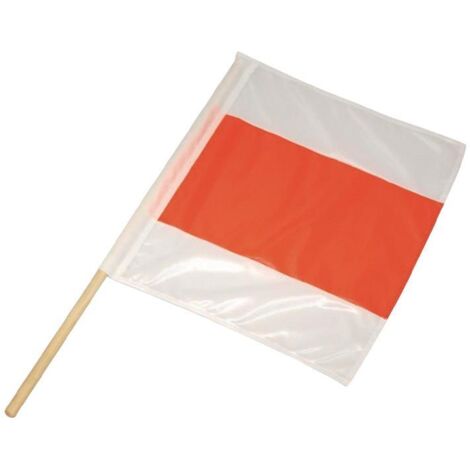 Drapeau d'avertissement longueur 500 x largeur 500 mm - 20222