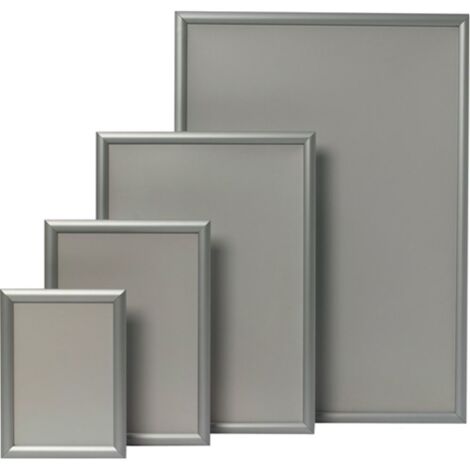 Cadre basculant  Dimension de l'affiche DIN A1 Profilé de serrage 24 mm argent anodisée (1/2)