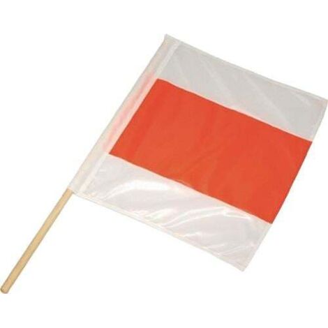 Drapeau d'avertissement longueur 750 x largeur 750 mm - P1032