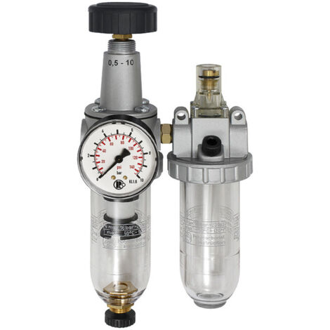Unité de maintenance pour support de fixation G 1/4 pouce HA BG I, 2 pièces, 600 l/min, diamètre 117 mm (1/3)