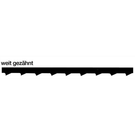 Lame de scie à chantourner Blitz Longueur 13 cm n° 5 (MOYENNE) dents larges pour le bois et le plastiqu (1/4)