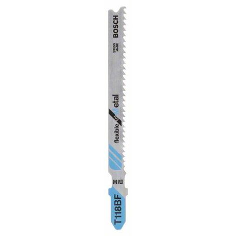 Lames de scie sauteuse T118BF, lot de 5 pièces - B 2608634503
