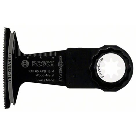 Bosch – Lame plongeante BIM Starlock PAII 65 APB pour bois et métal – 65 x 50 mm – Coupe précise et profonde – Système de fixation rapide - 2608662564