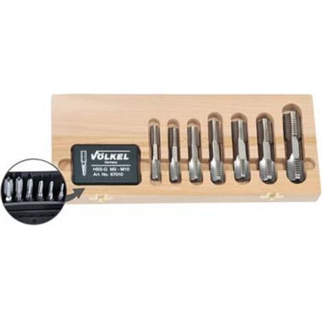 VÖLKEL Jeu de tarauds à main HexTap M3-M20 - 48601 (1/5)