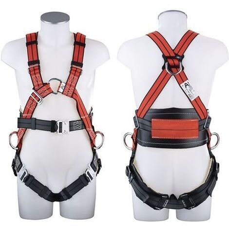 Harnais MAS 400 Quick Exclusiv plus EN361 EN358 4 points, 170 mm dos p. taille 48-56 (1/5)