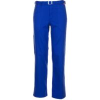 Pantalon à ceinture BW 290 Taille 48 bleu granuleux 100 % coton