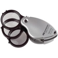 Loupe pliable Tech-Line Agrandissement 3x+5x=8x Ø de lentille 38 mm