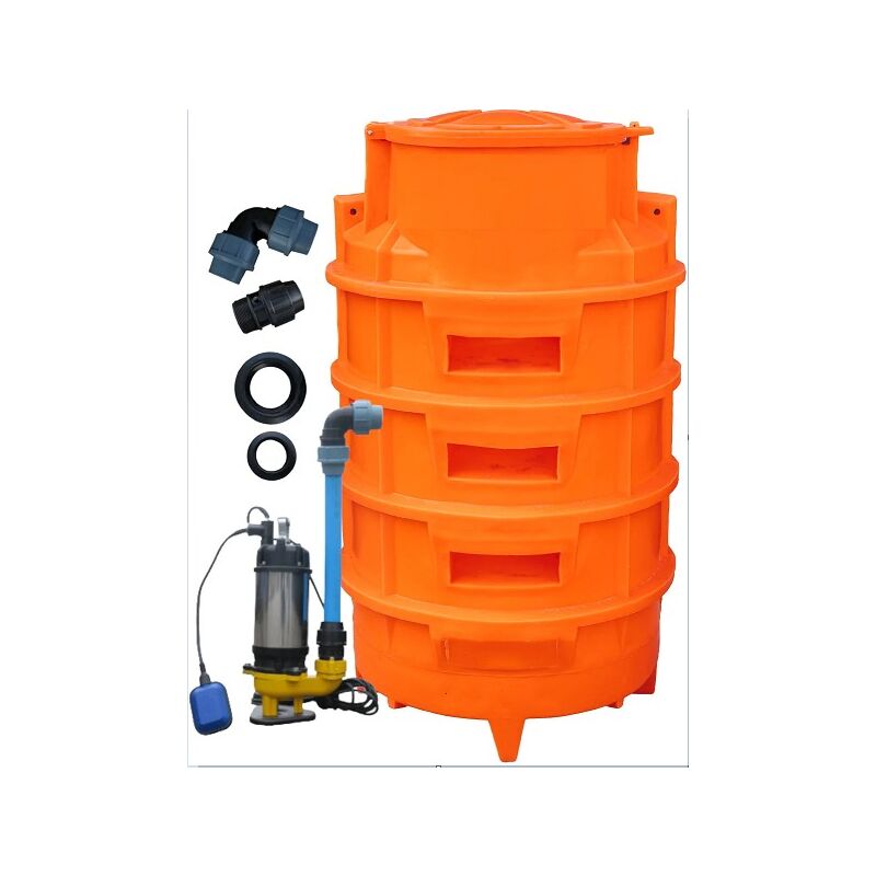 Station De Relevage Eaux Chargées Pedrollo Sar100 Zxm1a/40 100L - Débit 15 M³/h, Neuf