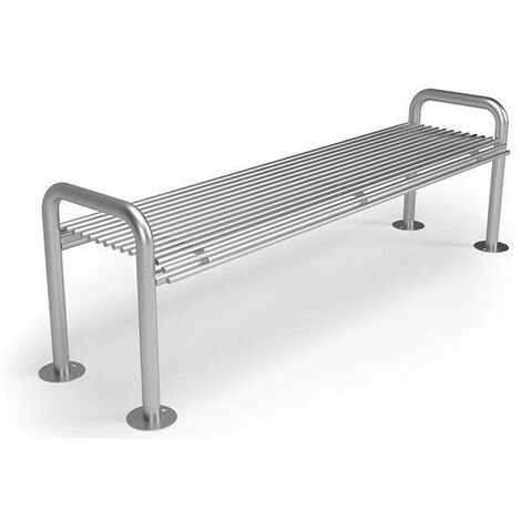 Banc SZAFIR sans dossier 190 cm - Fixation: à fixer dans le béton (1/5)