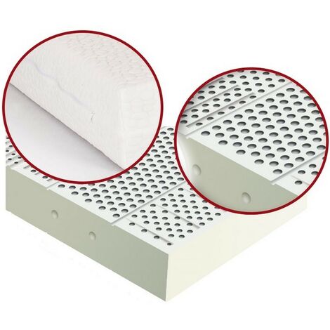 Matelas en latex TOPACTIVE 140x200x21 cm, H2