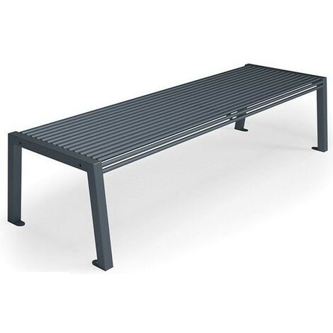 Banc NARCYZ sans dossier 190 cm - Fixation: à fixer dans le béton (1/5)