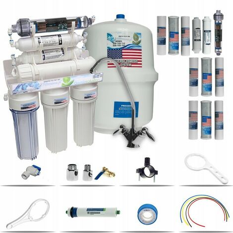 Osmoseur domestique 7 étapes de filtration RO7 à effet décontaminant (1/5)