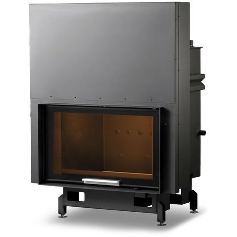 Viva – Insert cheminée PANAQUA 130 EVO LD 18-30 KW – Efficacité 80% – Capacité 74L – Largeur 110 cm – Combustion continue jusqu'à 15h (1/4)