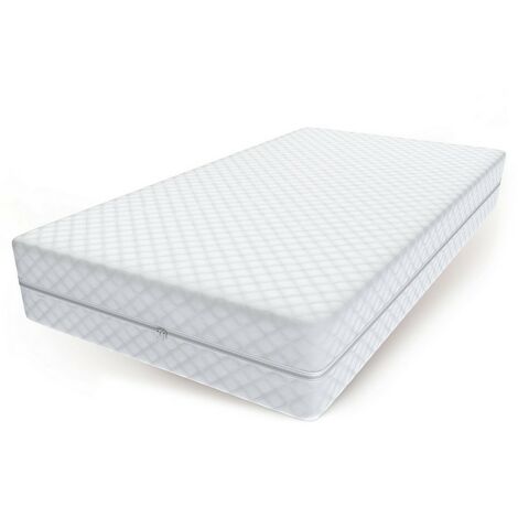 Matelas ENSA en mousse visio à mémoire de forme et LATEX 7 zones 90x200x14 cm H2