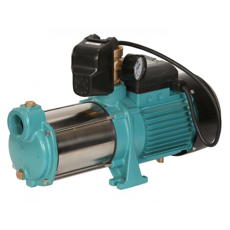 pompe de surface multicellulaire triphasé OMNIGENA MHI 2200 inoxydable 100L-min 58 m avec accesoires (1/2)