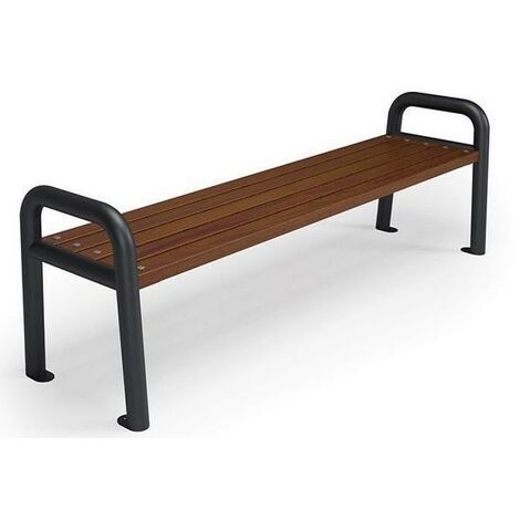 Banc PROMYK I sans dossier 180 cm - Fixation: à visser (1/5)