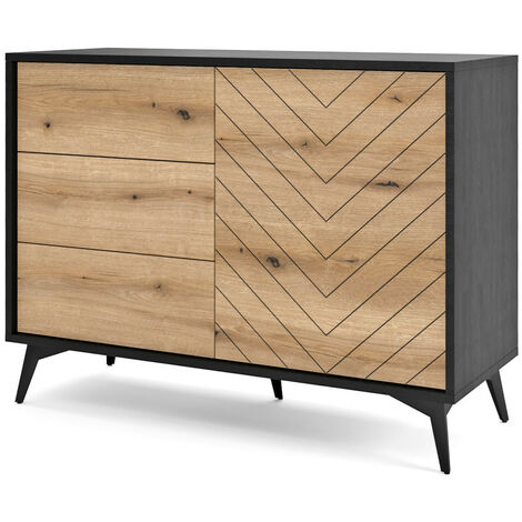 Buffet haut 1 porte 3 tiroirs DIAMOND KSZ104 104x77x39 cm