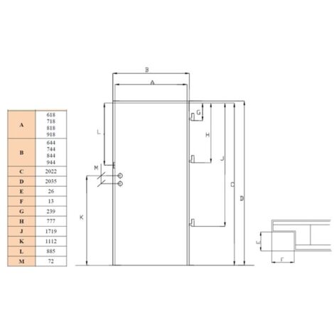 Porte d'intérieur vitrée PRESTIGE noyer en plusieurs dimensions - Poussant: Droit - Largeur porte: 90 cm